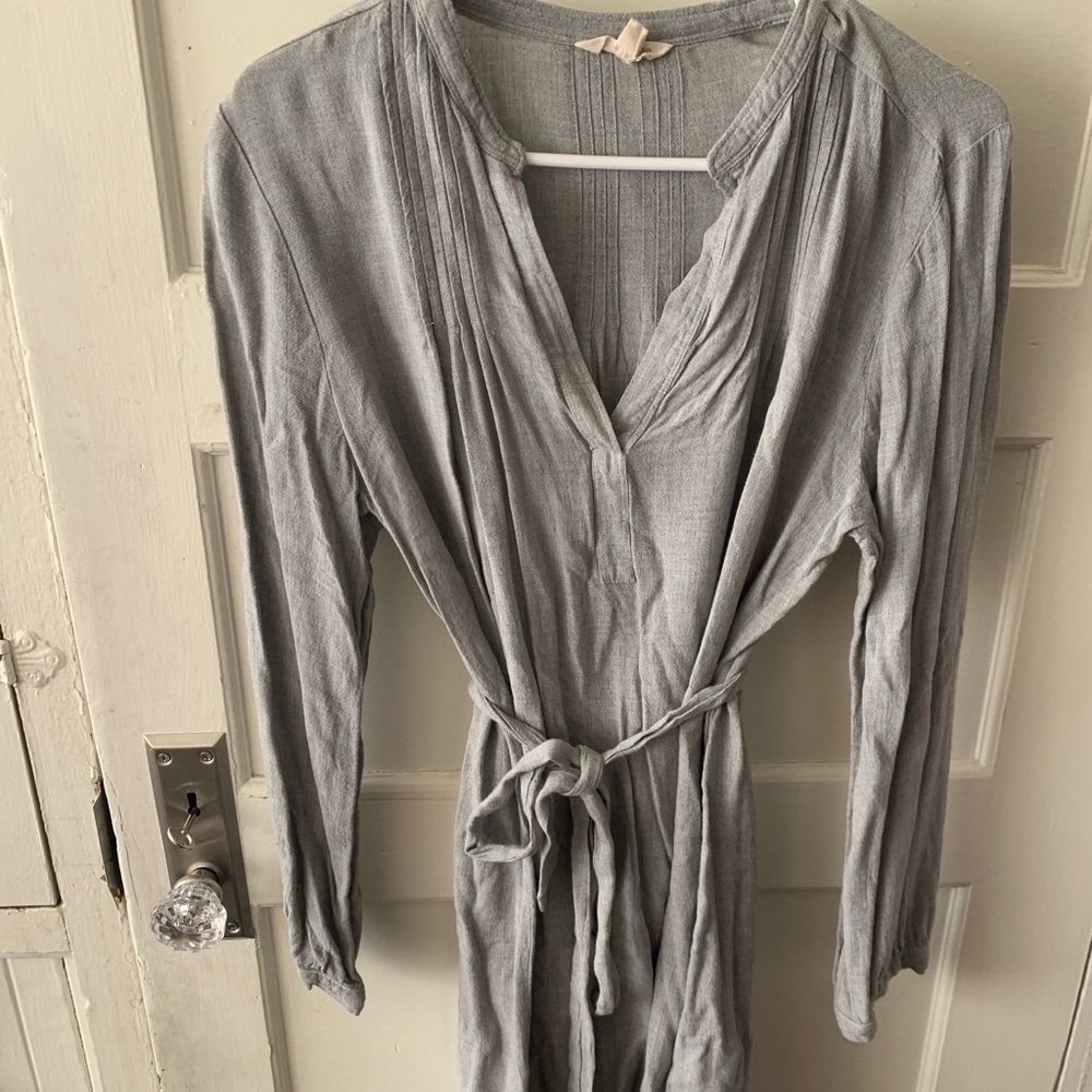 Gray t shirt dress size large